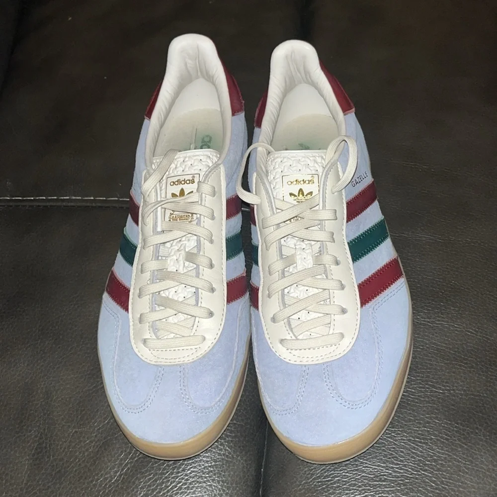 Adidas Originals Gazelle Indoor Blue Dawn Multi Men's Training Shoes Size 9